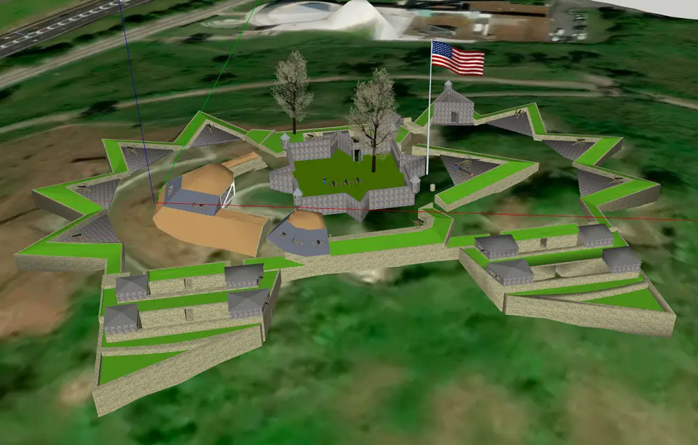 Fort Negley 3d